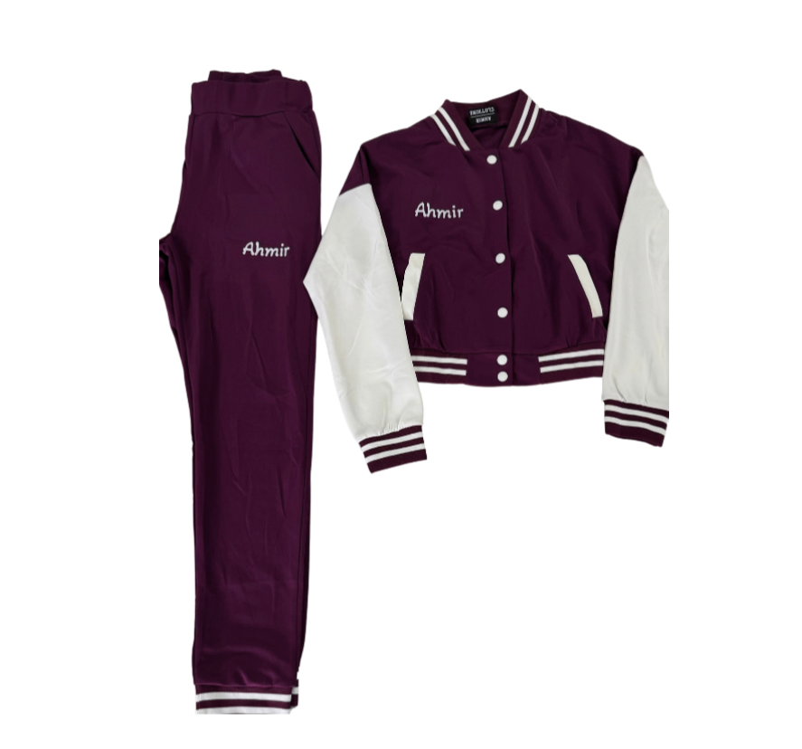 Ahmir Cropped Varsity Sets